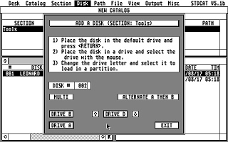 STDCAT atari screenshot
